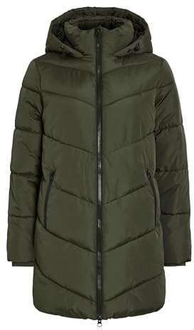 Vila Abrigo de búfer para mujer VIMILJA con capucha, Deep Depths, 36