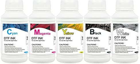 PLK DTF Ink to Transfer Film Ink for DTF Printing Transfer Film Printer (250mL*5)