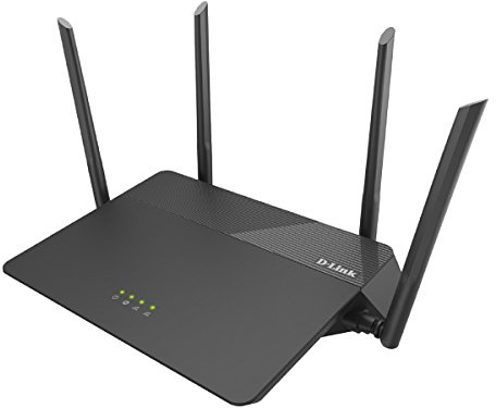 D-Link WiFi Smart Router AC1900 Wireless Dual Band MU-MIMO Powerful Dual Core Processor Fast Gaming & 4K Streaming Reliable Coverage (DIR-878), Black