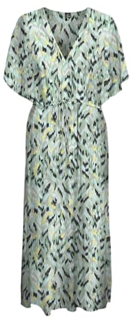 VERO MODA VMMENNY SS 7/8 kaftan WVN GA NOOS, Katydid/Aop: hally, L