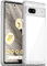 Liisooka Case for Google Pixel 7a, Military Grade Drop Protection Phone Case, Yellowing Resistant, Anti-Scratch Hard PC Back, Shockproof Hard Ultra-Thin Protective Cover, Clear