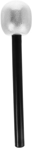 KOMBIUDA Faux Accessoires de Microphone Accessoire de Microphone Micro Faux Micro Scintillant pour la fête