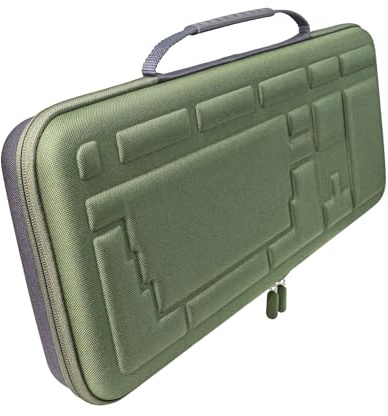 Durability Sac de rangement étanche pour claviers mécaniques 108 touches avec compartiment pour accessoires résistant aux éclaboussures