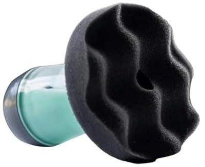 JoyousMall Applicatore lucidante per pneumatici con serbatoio, strumento di medicazione in gel per auto e camion, cuscinetto in schiuma riutilizzabile, verde