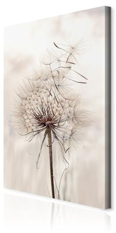 decomonkey Wandbilder Pusteblume 60x90 cm 1 Teilig Leinwandbilder Wanddeko