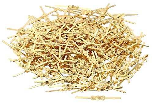 PATIKIL Chandelier Connector Clip 300 Pack 25mm/1 Length Golden