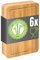 DuneDesign Set of 6: Bamboo Breakfast Board - 22x15 Set of Chopping Boards - Wooden Serving Boards - Mini Chopping Board Set - Small Cutting Boards - Wooden Breadboard - Food Chopping Boards Wood