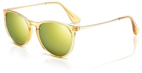 SUNGAIT Vintage Round Sunglasses for Women Men Classic Retro Designer Style SGT567TMHKHL UK