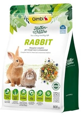 Gimbi Mangime roditori (cibo, Rabbit Mother nature 800gr)