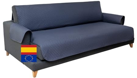 Miogar Funda Sofá 4 Plazas – Cubre Sofá Acolchado Reversible y Lavable – Protector Sofá Resistente contra Manchas y Arañazos – Ideal para Mascotas y Niños – Fabricado en España