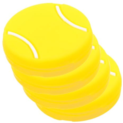 Mikinona 4 Pezzi Ammortizzatore per Racchetta da Tennis in Silicone smorzatore Vibrazioni Leggero e Durevole antivibrazione per Racchette di Varie tipologie Accessorio Professionale Facile