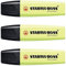STABILO BOSS ORIGINAL Textmarker Pastell Lime 3er Set