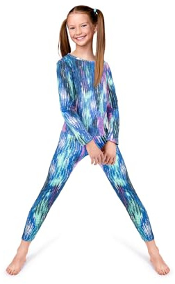 Rocky Thermal Underwear Kids Girls Thermal Underwear Set Long Johns kid Thermals Kid Base Layer kids thermals top bottom set, Thermal Set inner fleece, Medium, Rope Design