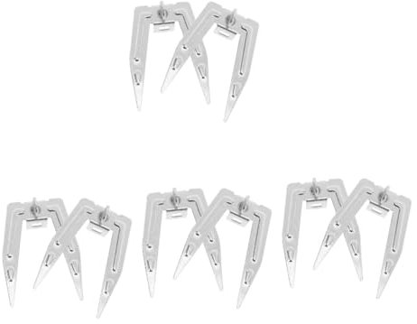 8 Pz Forchetta Di Pollo Alla Griglia Forchette Grigliate Di Carne Di Pesce Forchetta Per Grigliare Il Pesce Forche Grigliate Rotanti Forchette Per Girarrosto Acciaio Inossidabile Ciieeo