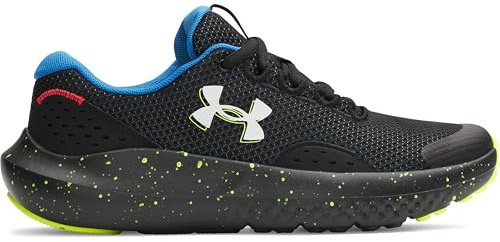 Under Armour UA BGS Surge 4 – svart/hög skärm gul/vit – 4, Svart High Vis gul vit, 37.5 EU