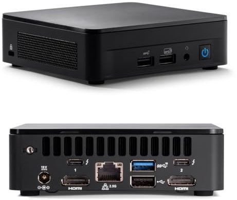 Intel NUC 12 Pro NUC12WSKv5 Mini computer desktop, 12a generazione Core i5-1250P (12C/16T, fino a 4.4G) con tecnologia vPro Mini PC, supporto 4K Quad Display, WiFi 6 Barebone, NO RAM, NO SSD, NO OS