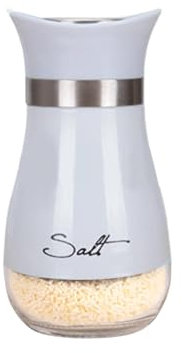 Pepe – Bottiglia di condimento in acciaio, shaker per condimento ricaricabili | Saliera con fondo in con coperchio in acciaio inossidabile, vaso di condimento al pepe domestico per la