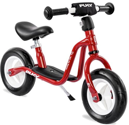 PUKY LR M Chilli Red | Laufrad ab 2 Jahre | Kinderspielzeug ab 2 Jahre | Balance Bike | Kinderroller mit Trittbrett | Lauflernrad mit Sicherheitslenkergriffen | Höhenverstellbarer Lenker & Sattel