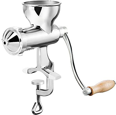 MOBYGKFY Stainless Steel Wheatgrass Juicer Multifunctional Rotatory Manual Fruit Vegetable Manual Juicer Ginger Pomegranate Press Juicer