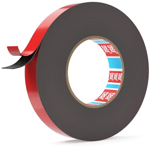 Emitever 6411 Heavy Duty Double Sided Tape - 10mm x 11m, Super Strong Mounting Tape, Waterproof Acrylic Foam High Adhesion, Suitable for Automotive, Home Decor, Outdoor Repairs, Installation