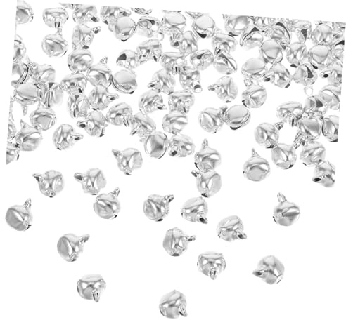 DIYEAH 200pezzi Campanelli Artigianali in Metallo Ciondolo Forma di Campana Ornamento Decorativo per Casa e Accessori Fai da Te