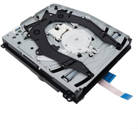 Helilyco Optisches Laufwerk und Laufwerk für PS4 Slim CUH-2215b Konsole Zuverlässiges Ersatzteil in Metall ABS Passend für Modelle Silber Schwarz Weiß Farben