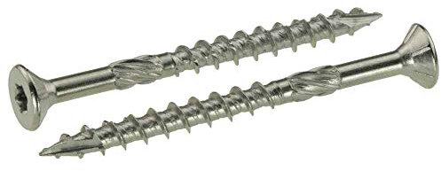 Holzbauschrauben Edelstahl C1-6,0 x 160 mm, Senkkopf - 100 Stück, TX30 mit Zulassung (ETA)