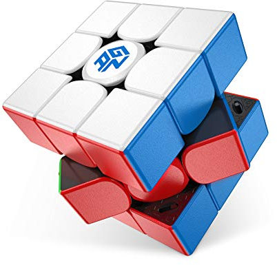 GAN 11 M Pro, 3x3 Magnetischer Speedcube Magisches Puzzle Würfel Spielzeug stickerlos Cube (schwarzes Innenleben)