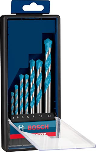 Bosch Professional Coffret de 7x forets Expert CYL-9 MultiConstruction (pour Béton, Ø 4-12 mm, Accessoire Perceuse à percussion)
