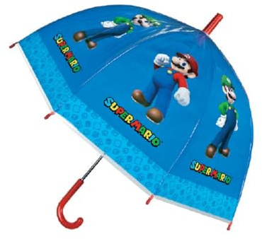 Super Mario Blue Kids Umbrella