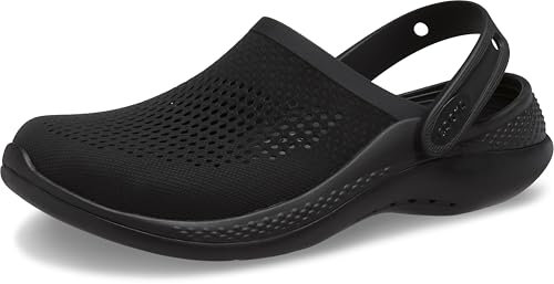 Crocs Unisex Literide 360 Clog Slides, Schwarz, 38/39 EU