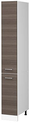 Vicco Armadio da farmacia R-Line, Grigio nobile, 30 cm, per la libera combinazione all'interno di sistemi cucina modulari