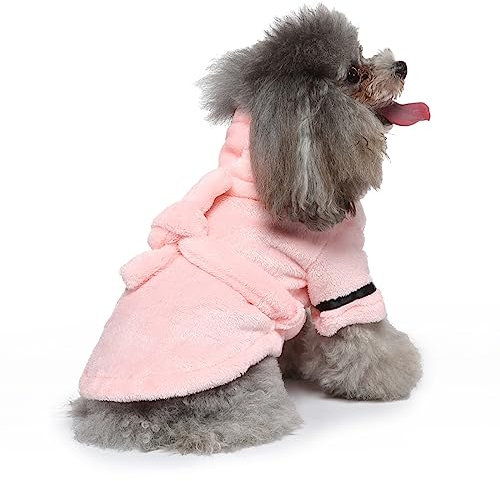 Haustier-Bademantel, schnell trocknend, super saugfähig, Hunde-Bademantel für große, mittelgroße und kleine Hunde