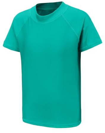 Aisyee Kids Rash Vest Boys Swim Top Children Swim Shirt Age 7-8 Years