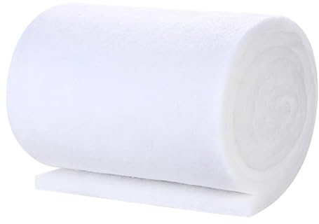 Filtro de algodón para acuario, 3 m, filtro de vellón para acuario, color blanco, esponja filtrante para acuario (300 cm x 10 cm x 3 cm)