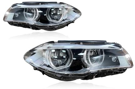 Fari Principali Anteriori Per BMW Serie 5 F10 F18 2011-2017 Gruppo Ottico Anteriore A LED Per Auto Fari Anteriori Modificati DRL(For 2014-2017)