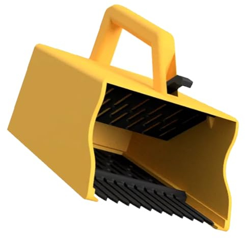 BONKZEBU Bärplockare Rake Scoop Tool Effektivt för Blåbär Hallon Hushållsmateriel, ABS-material