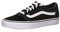 Vans Damen Ward Sneaker Ward Trainers, (SUEDE/CANVAS) BLACK/WHITE, 42 EU