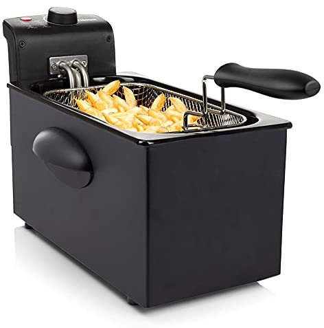 Tristar - Freidora inoxidable negra 3 litros 6898PR