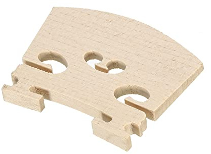 sourcing map 1/2 violino ponte in legno d'acero violino parti per 1/2 violino