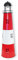 colourliving Leuchtturm Garten mit Licht Solar Leuchtturm Metall Maritime Deko mit LED Beleuchtung (80 cm)