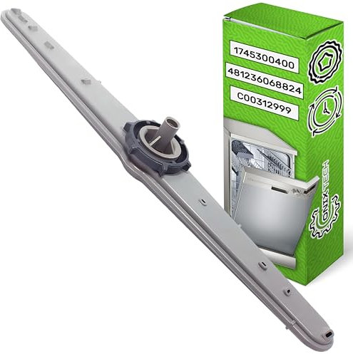 Oberer Sprüharm für Geschirrspüler mit dem Originalcode 1745300400 481236068824 C00312999 für Beko für Whirlpool für Indesit - Garantie 5 Jahre - ONIX TECH