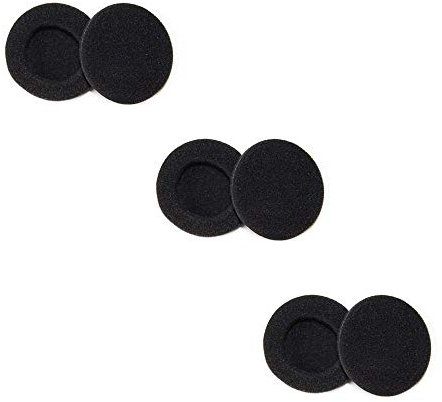 3pair New Replacement Ear Pads Soft Foam Sponge Earphone Cushion Cover for General Diameter 60mm Headsets Convenient