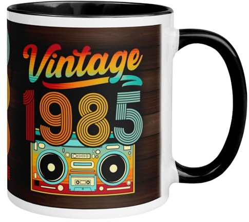 1985 Geburtstag Mann Frau | Vintage – 41 Jahre Geschenk | Jahrgang Tasse | Lustige Geschenktasse zum 41. Geburtstag | Geburtstagsdeko für Männer und Frauen zum 41ten | Made in Germany