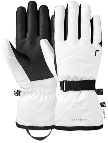 Reusch Alena R-TEX XT - Guanti da sci da donna, impermeabili, antivento, traspiranti, caldi e morbidi, compatibili con touch screen, guanti termici softshell per sci e inverno