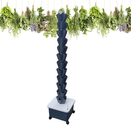 Kit de sistema de cultivo hidropónico para jardinería interior y exterior, gran jardín de hierbas para lechuga, tomate, verduras