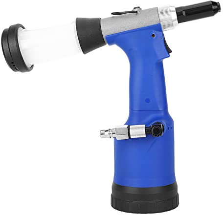 KP-708/708X Blindnietpistole, Pneumatische Nietpistole Druckluft Nietenzange für Niete 3.2/4.0/4.8/6.4mm(KP-708X)