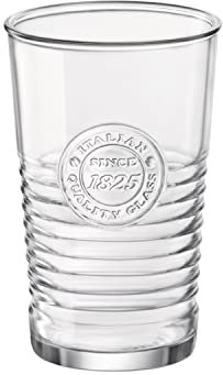 Bormioli Rocco 540630MTV121990 Officina 1825 - Bicchiere refrigerante per bevande fredde, succhi e cocktail, trasparente