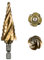 SALI Hss Stufenbohrer [Φ4-22mm,10 Stufen] Vier Spiralnuten Stufenbohrer,Scharfe Kegelbohrer für Metall, Edelstahl, Kunststoff, Holz(4341 HSS)