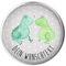 Mr. & Mrs. Panda Personalisierter Waschbecken Stöpsel Frosch Liebe - Personalisierte Geschenke, Personalisierter Waschbeckenstöpsel mit Motiv,